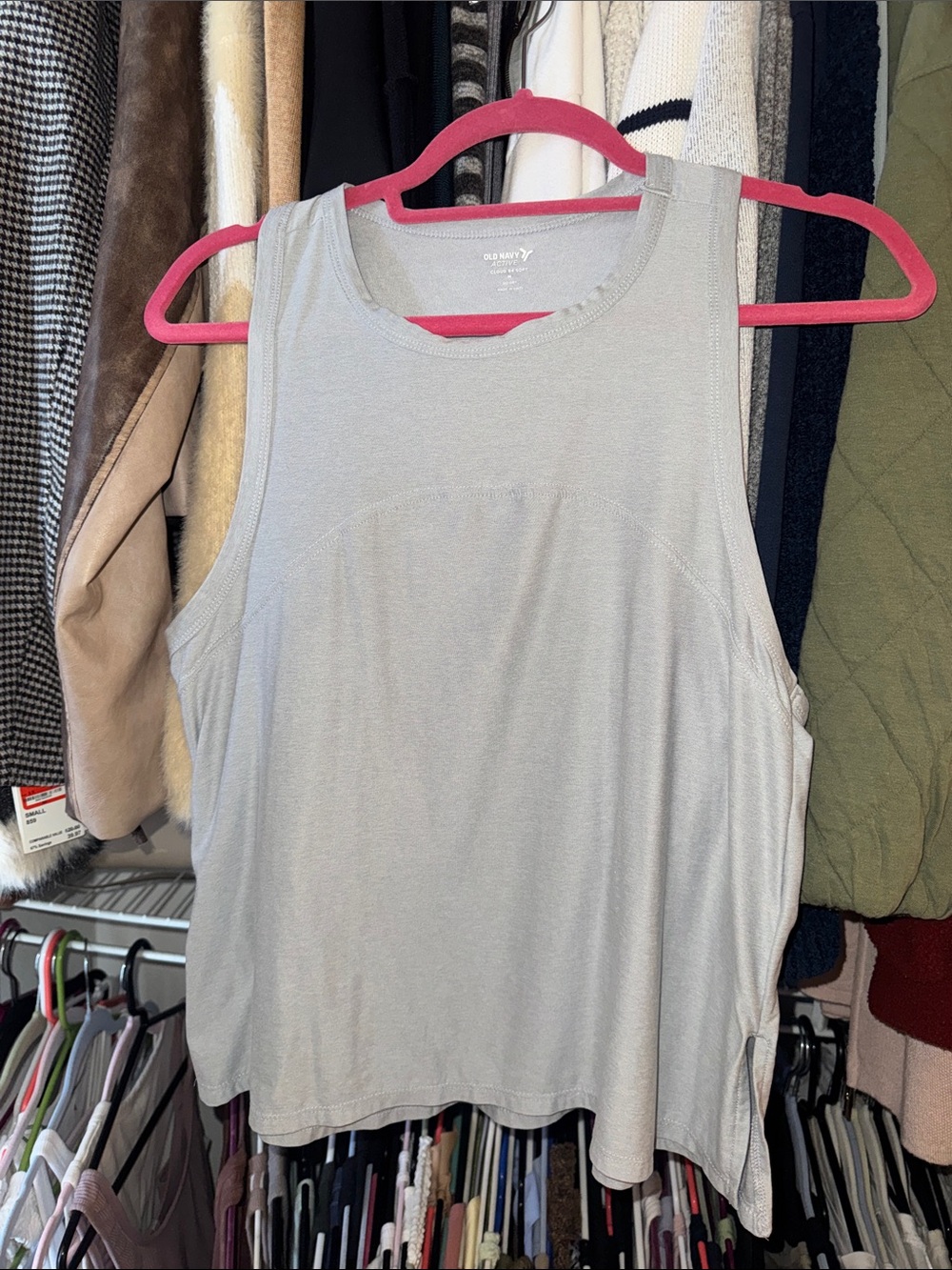 Old Navy Light Gray Women's Tank Top